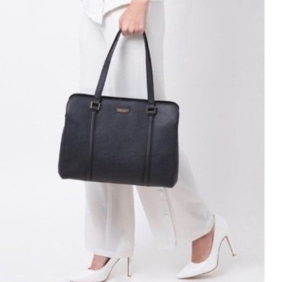 kate spade Handbags - Kate Spade Newbury Lane Miles Black Saffiano Leather Shoulder Handbag Purse EUC